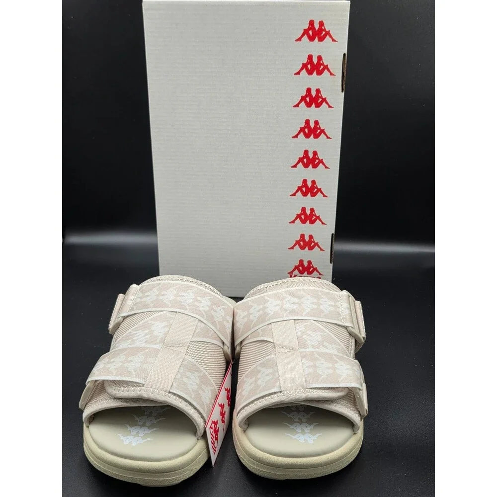Kappa 222 Banda Mitel 1 White Off White Slides Men’s 9 Women’s 10.5 304KUQ0 NIB
